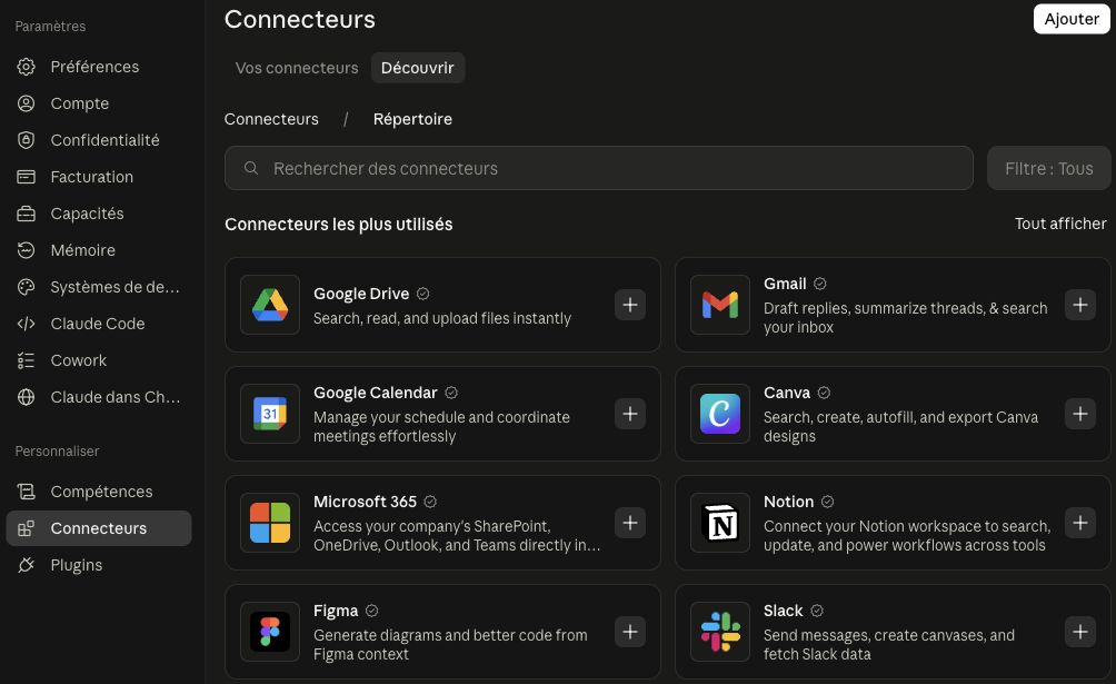 Anthropic’s Claude connectors directory